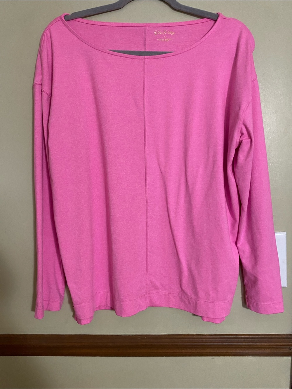 Lilly Pulitzer Pink Crewneck Pullover Sweatshirt